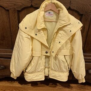 Vintage Peter Steinebronn butter yellow jacket